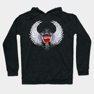 Red angel shield ( Shields ) Hoodie